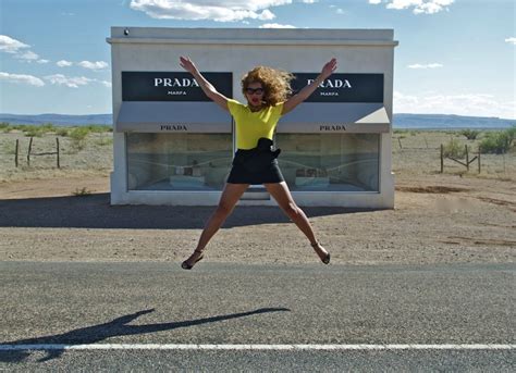 beyonce marfa prada|middle of nowhere texas.